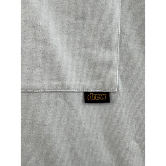 Drew House Long Sleeve Shirt Pocket & Maple Leaf Graphic White Size Small NWT - Picture 3 of 10